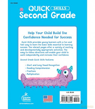 Quick Skills Second Grade Workbook - Carson Dellosa Education [KSIĄŻKA]