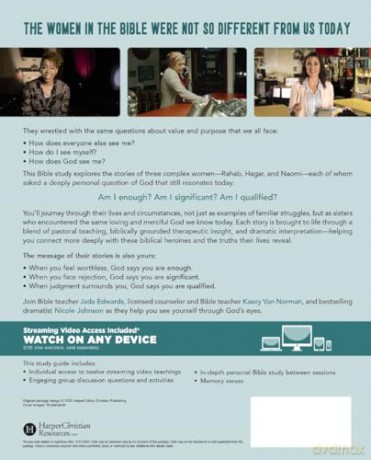 Rahab, Hagar, and Naomi Bible Study Guide plus Streaming Video, Updated Edition: How Three Women of the Bible Help You See Yourself through God's Eyes - Jada Edwards [KSIĄŻKA]