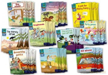 Read Write Inc. Phonics Book Bag Books: Blue Set 6 Storybooks Pack of 100 - Adrian Bradbury [KSIĄŻKA]