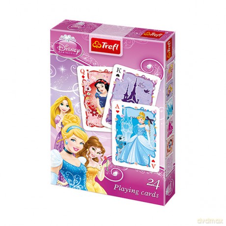 TREFL Karty 24 Listki Princess [KARTY]