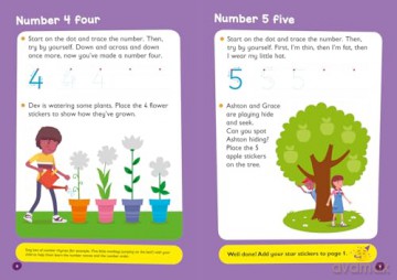 Ready for school: maths Sticker Book Ages 4-5 (Easy Learning) - Collins Easy Learning [KSIĄŻKA]