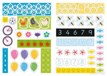 Ready for school: maths Sticker Book Ages 4-5 (Easy Learning) - Collins Easy Learning [KSIĄŻKA]