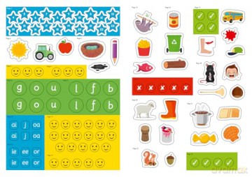 Ready for school: reading Sticker Book Ages 4-5 (Easy Learning) - Collins Easy Learning [KSIĄŻKA]