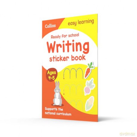 Ready for school: writing Sticker Book Ages 4-5 (Easy Learning) - Collins Easy Learning [KSIĄŻKA]