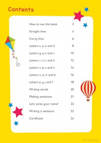 Ready for school: writing Sticker Book Ages 4-5 (Easy Learning) - Collins Easy Learning [KSIĄŻKA]