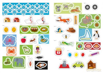 Ready for school: writing Sticker Book Ages 4-5 (Easy Learning) - Collins Easy Learning [KSIĄŻKA]