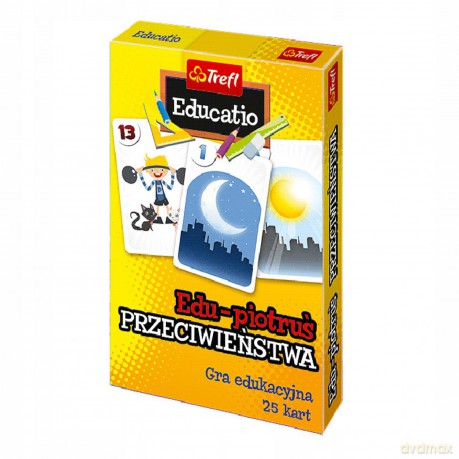 TREFL Karty Edu Piotruś Przeciwieństwa [KARTY]