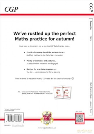 Reception Maths Daily Practice Book: Autumn Term (CGP Reception Daily Workbooks) - CGP Books [KSIĄŻKA]