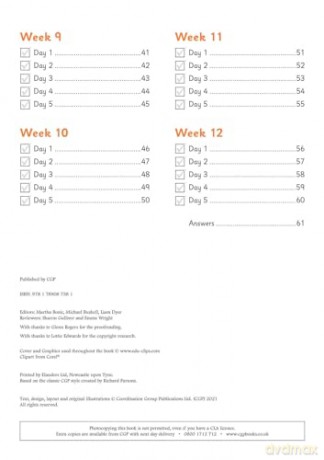 Reception Maths Daily Practice Book: Autumn Term (CGP Reception Daily Workbooks) - CGP Books [KSIĄŻKA]