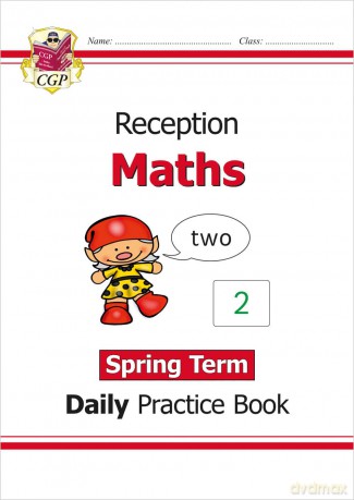 Reception Maths Daily Practice Book: Spring Term (CGP Reception Daily Workbooks) - CGP Books [KSIĄŻKA]