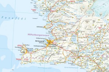Reise Know-How Iceland Map (1:425.000): tear and water resistant (world mapping project): 1:425.000 scale - Reise Know-How [KSIĄŻKA]