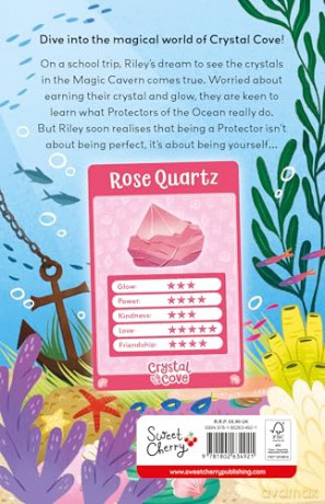 Riley and the Rose Quartz Quest (Crystal Cove) - Magical mermaid fiction for crystal-lovers ages 7-9! - Red [KSIĄŻKA]
