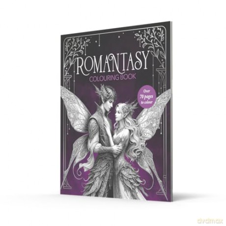 Romantasy Colouring Book: Packed with fantasy and romance illustrations. Perfect for teen, YA, and New Adult! - Farshore [KSIĄŻKA]