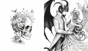 Romantasy Colouring Book: Packed with fantasy and romance illustrations. Perfect for teen, YA, and New Adult! - Farshore [KSIĄŻKA]