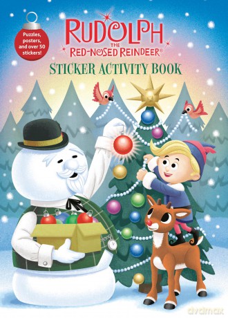 Rudolph the Red-Nosed Reindeer Sticker Activity Book - Golden Books [KSIĄŻKA]