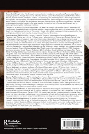 Russian Social Thought in the 19th Century - Ananta Kumar Giri [KSIĄŻKA]