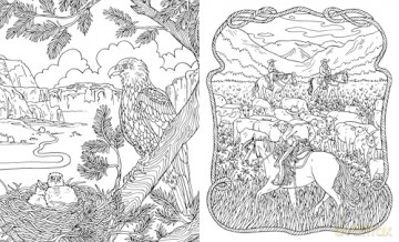 Saddle Up!: Color Your Way Through the Wild West - Anna Tromop [KSIĄŻKA]