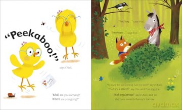 Say Peekaboo! Bunny's Best Valentine: Welcome Peekaboo into Your Heart - Anne Forni [KSIĄŻKA]