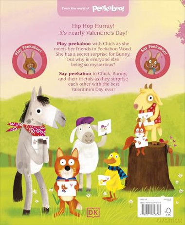 Say Peekaboo! Bunny's Best Valentine: Welcome Peekaboo into Your Heart - Anne Forni [KSIĄŻKA]
