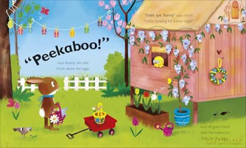 Say Peekaboo! Chick's Easter Egg Hunt - Anne Forni [KSIĄŻKA]