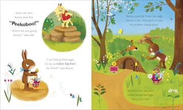 Say Peekaboo! Chick's Easter Egg Hunt - Anne Forni [KSIĄŻKA]