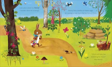 Say Peekaboo! Chick's Easter Egg Hunt - Anne Forni [KSIĄŻKA]