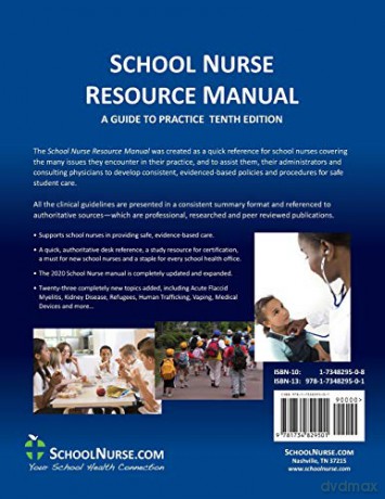 SCHOOL NURSE RESOURCE MANUAL Tenth EDition: Evidenced Based Guide to Practice - Vicki Taliaferro [KSIĄŻKA]