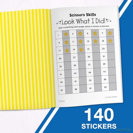Scissors Skills, Grades Pk - 1: Gold Star Edition (Home Workbooks: Gold Star Edition) [KSIĄŻKA]