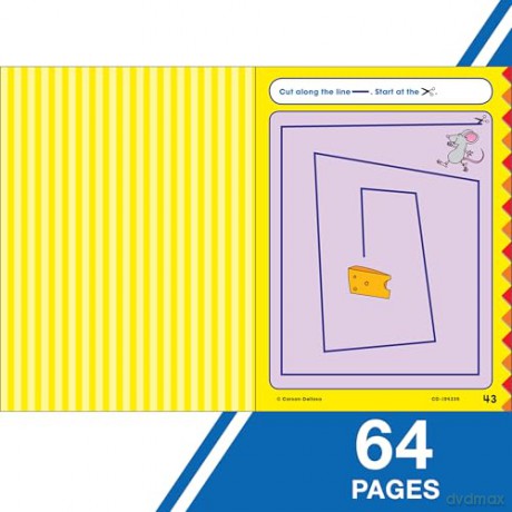 Scissors Skills, Grades Pk - 1: Gold Star Edition (Home Workbooks: Gold Star Edition) [KSIĄŻKA]