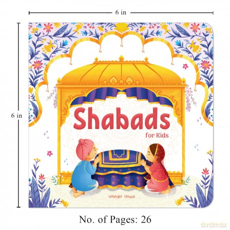 Shabads For Kids: Selected Sikh Hymns in Two Languages (Illustrated Prayer Books) - Prakash Books [KSIĄŻKA]