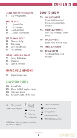 Sicily Marco Polo Pocket Travel Guide - with pull out map - Marco Polo [KSIĄŻKA]