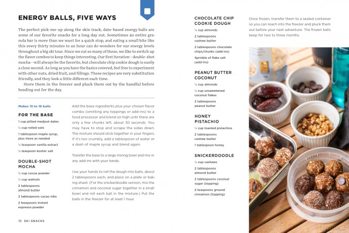 Ski Snacks: Easy, Tasty Recipes for Powder Days and Mountain Adventures - Lily Ritter [KSIĄŻKA]