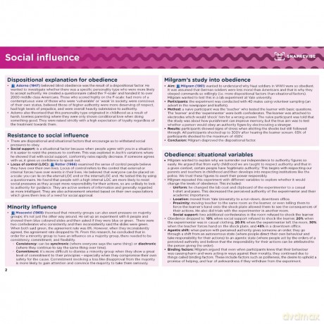 SnapRevise A-Level Psychology Summary Notes - SnapRevise [KSIĄŻKA]