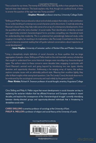Social Character, Tribalism and Society: The Angry Crowd - Chris Shilling [KSIĄŻKA]