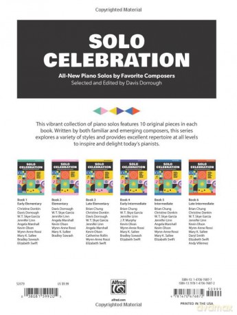 Solo Celebration, Book 3: 10 All-New Piano Solos by Favorite Composers - Brian Chung [KSIĄŻKA]
