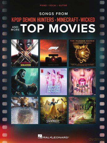 Songs from Kpop Demon Hunters, Minecraft, Wicked. Piano, Vocal And Guitar.: And More Top Movies [KSIĄŻKA]