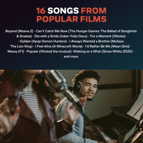 Songs from Kpop Demon Hunters, Minecraft, Wicked. Piano, Vocal And Guitar.: And More Top Movies [KSIĄŻKA]