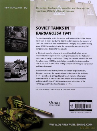 Soviet Tanks in Barbarossa 1941: 342 (New Vanguard) - Steven J. Zaloga [KSIĄŻKA]