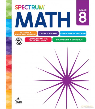 Spectrum Math Workbook, Grade 8 - Spectrum [KSIĄŻKA]