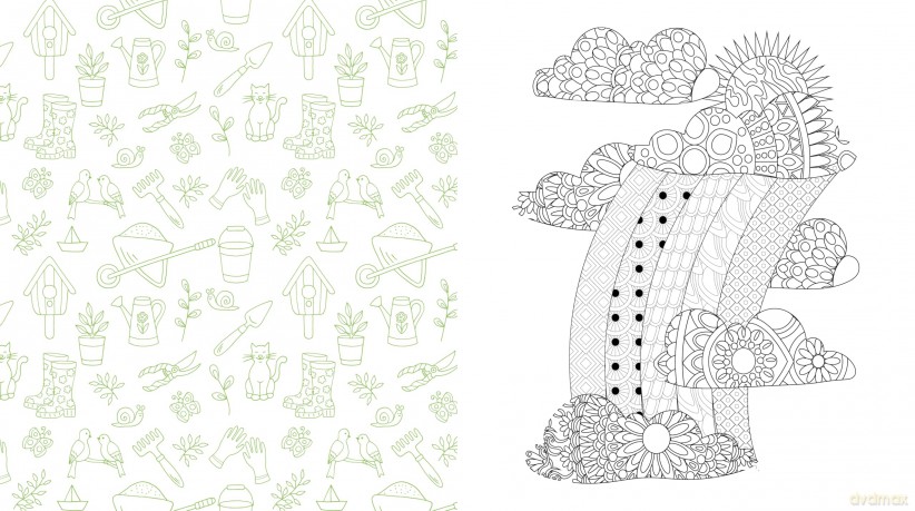 Spring is Here! A Coloring Book: Color the Season of Beautiful Blooms and Beginnings - Over 100 Pages to Color (Chartwell Coloring Books) - Editors of Chartwell Books [KSIĄŻKA]