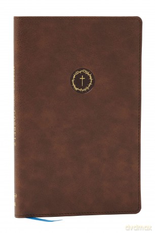 Spurgeon and the Gospels: The Gospels with Devotions from Charles Spurgeon (NKJV, Brown Leathersoft, Comfort Print) - Charles H. Spurgeon [KSIĄŻKA]