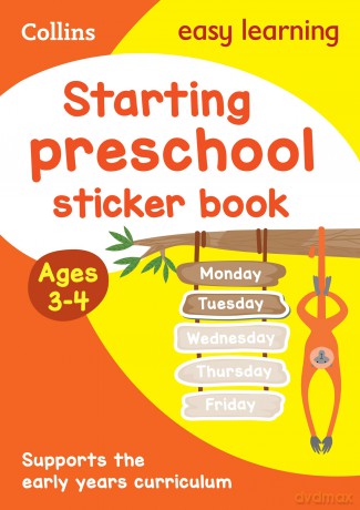 Starting preschool Sticker Book Ages 3-4 (Easy Learning) - Collins Easy Learning [KSIĄŻKA]