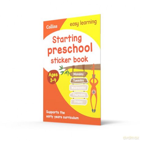 Starting preschool Sticker Book Ages 3-4 (Easy Learning) - Collins Easy Learning [KSIĄŻKA]