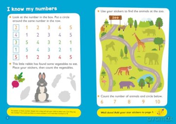 Starting preschool Sticker Book Ages 3-4 (Easy Learning) - Collins Easy Learning [KSIĄŻKA]