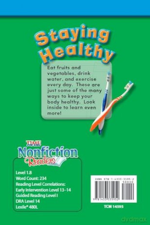 Staying Healthy: Upper Emergent (Time for Kids(r) Informational Text) - Dona Herweck Rice [KSIĄŻKA]