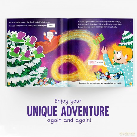 Stickery Stories: Casper and the Christmas Chaos - A Funny, Festive Sticker Activity Storybook for 4-8 Year Olds! - Elizabeth Davies [KSIĄŻKA]