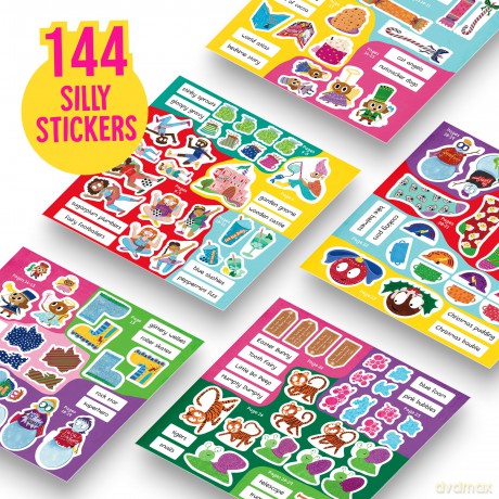 Stickery Stories: Casper and the Christmas Chaos - A Funny, Festive Sticker Activity Storybook for 4-8 Year Olds! - Elizabeth Davies [KSIĄŻKA]