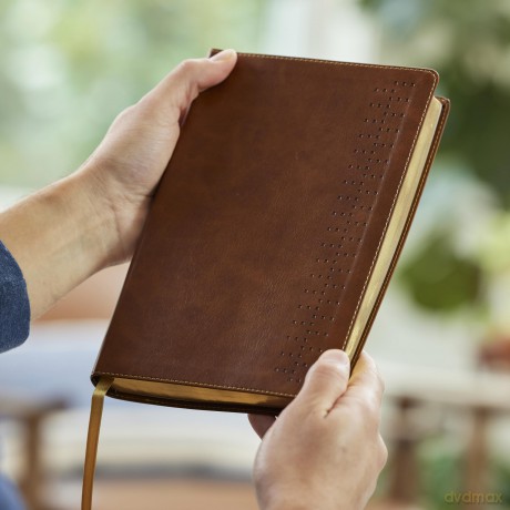 Student Study Bible: A Guide to Knowing and Living God's Word (NKJV, Brown Leathersoft, Red Letter, Comfort Print) - Thomas Nelson [KSIĄŻKA]