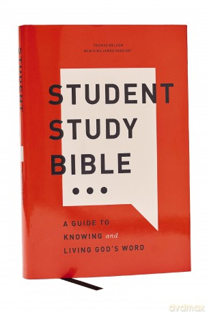 Student Study Bible: A Guide to Knowing and Living God's Word (NKJV, Hardcover, Red Letter, Comfort Print) - Thomas Nelson [KSIĄŻKA]
