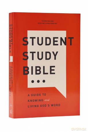 Student Study Bible: A Guide to Knowing and Living God's Word (NKJV, Softcover, Red Letter, Comfort Print) - Thomas Nelson [KSIĄŻKA]